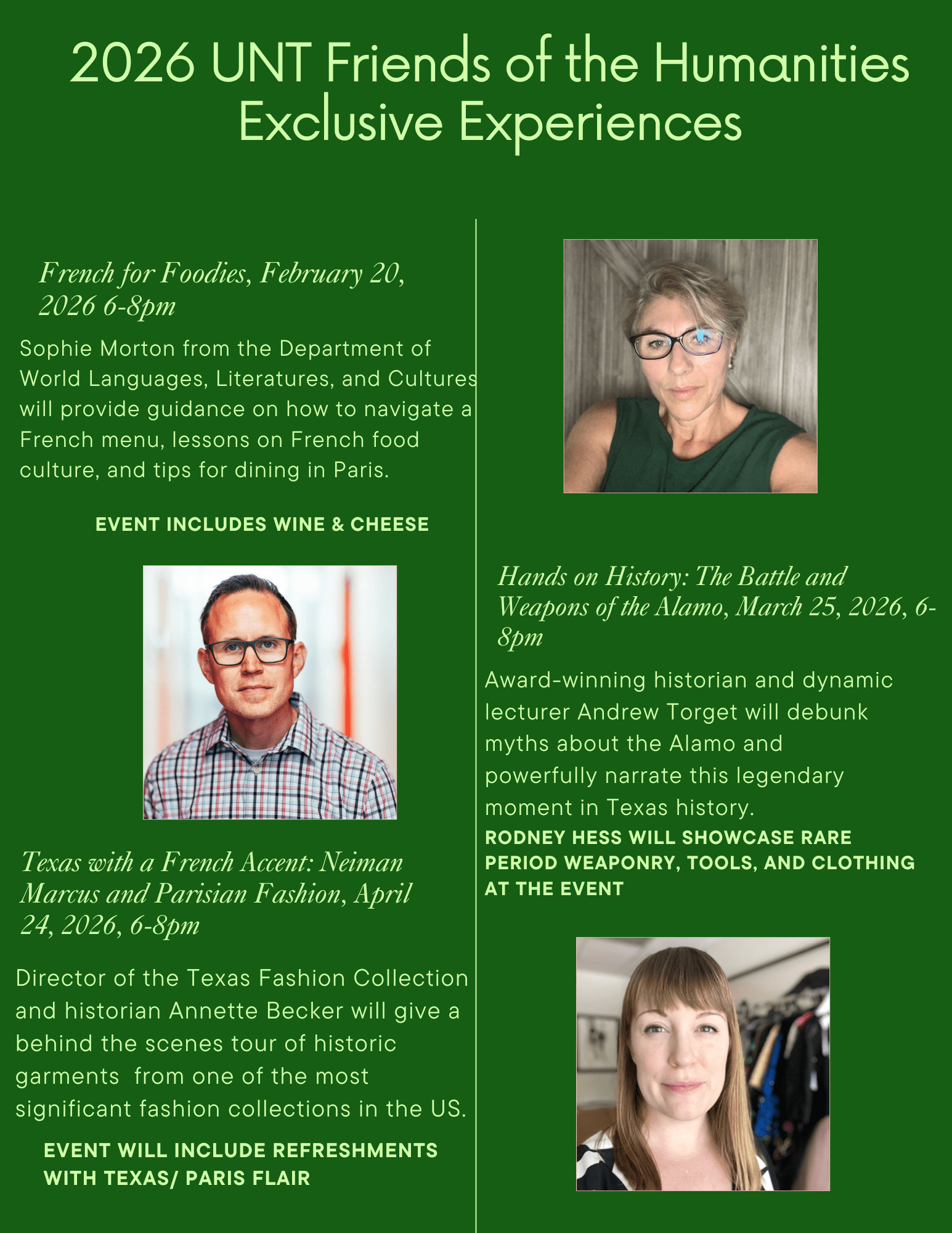 Friends of the Humanities Events