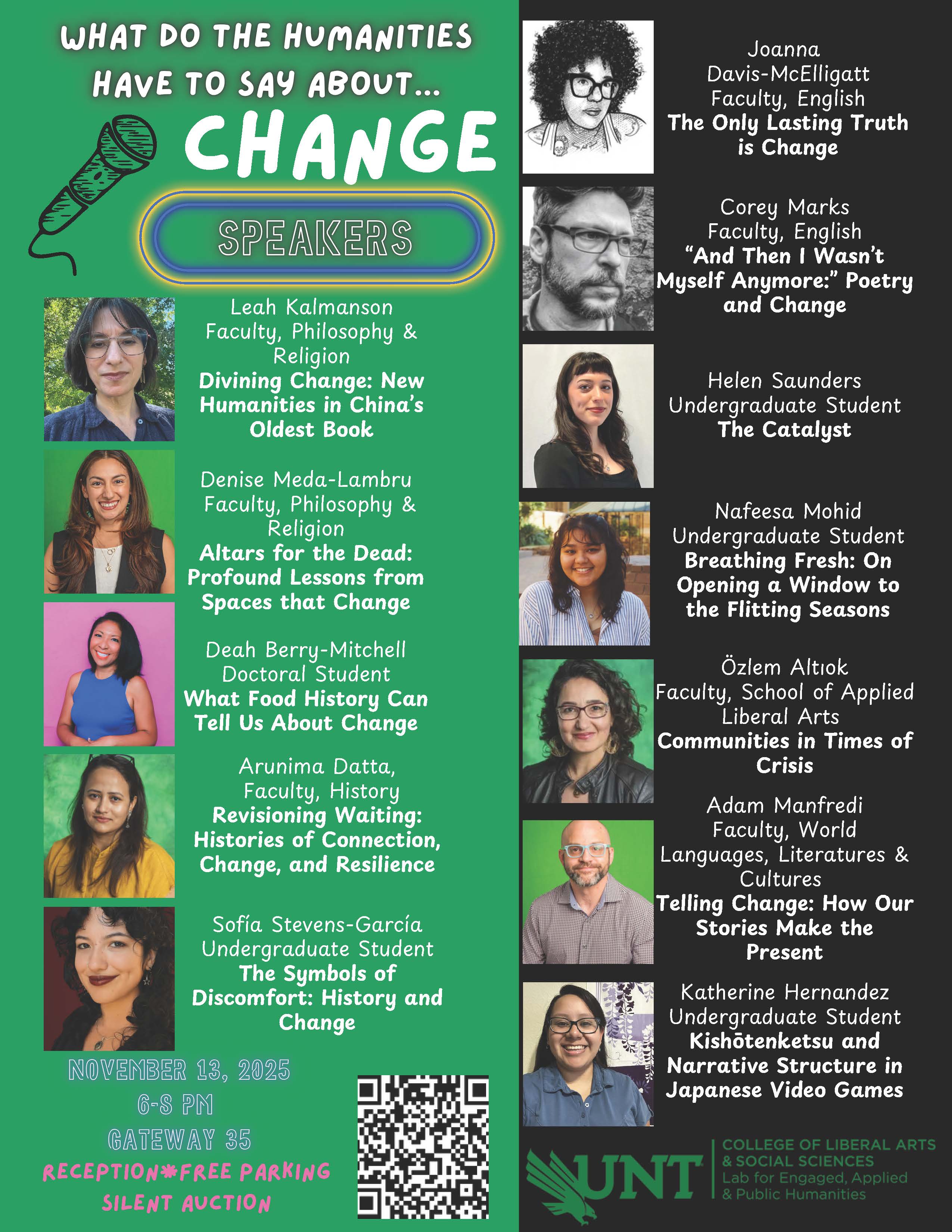Speakers flyer